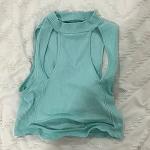 Urban Outfitters Blue Crop Top